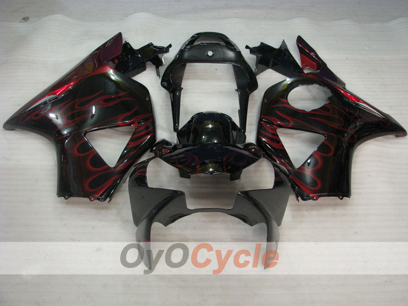 Carenado de inyección para CBR900RR 954 02-03 - Rojo, Negro - Llama #OYO87902731 Imagen secundaria del producto