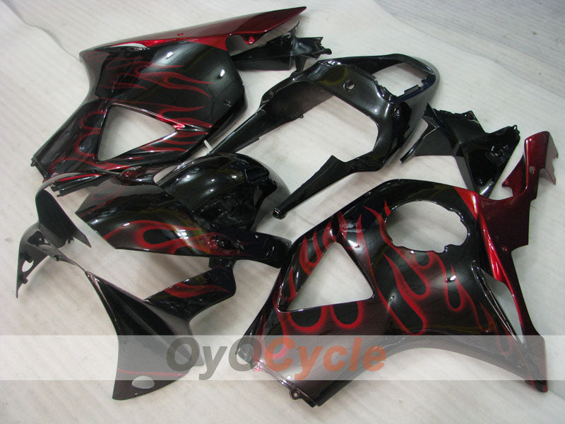 Carenado de inyección para CBR900RR 954 02-03 - Rojo, Negro - Llama #OYO87902731 Imagen principal del producto