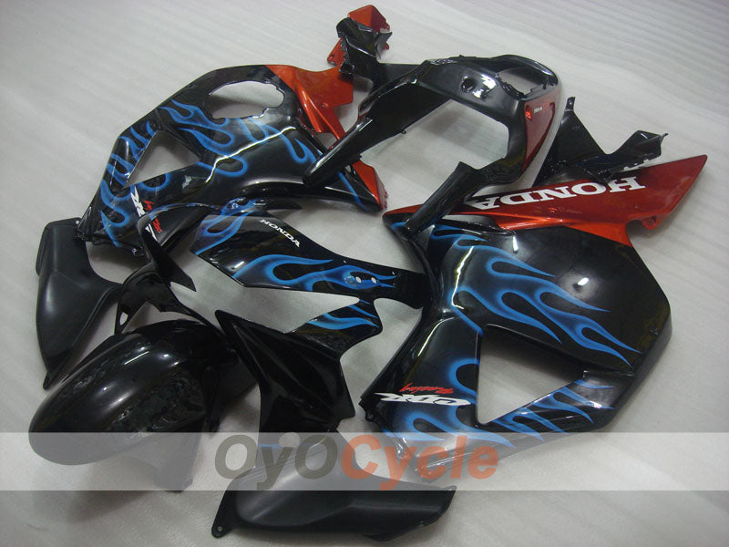Carenado de inyección para CBR900RR 954 02-03 - Azul, Negro - Llama #OYO87902732 Imagen secundaria del producto