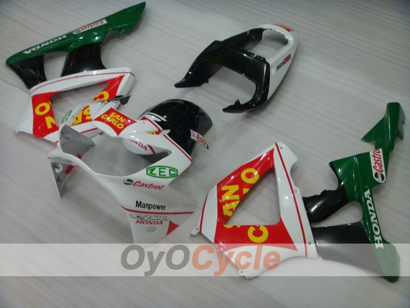 Kit de carenado por inyección para CBR900RR 929 00-01 - Rojo, Blanco - San Carlo #OYO87902739 Imagen secundaria del producto
