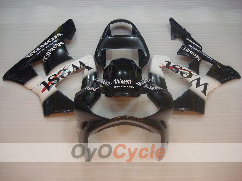 Kit de carenado de inyección para CBR900RR 929 00-01 - Blanco, Negro - Oeste #OYO87902740