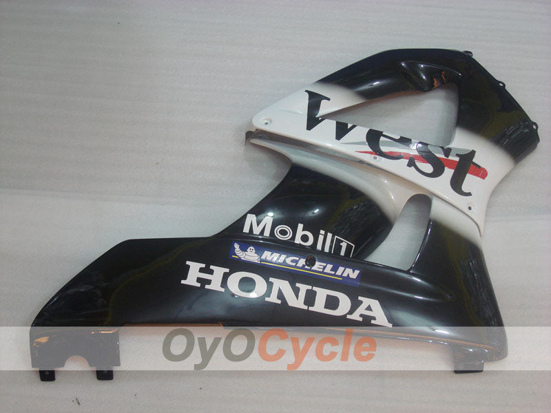 Kit de carenado de inyección para CBR900RR 929 00-01 - Blanco, Negro - Oeste #OYO87902740