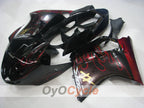 Kit de carenado por inyección para CBR1100XX 96-07 - Rojo, Negro - Llama #OYO87902796