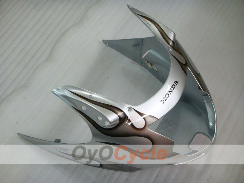 Kit de carenado por inyección para CBR1100XX 96-07 - Negro, Plata - Llama #OYO87902801