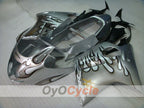 Kit de carenado por inyección para CBR1100XX 96-07 - Negro, Plata - Llama #OYO87902801