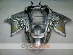 Kit de carenado por inyección para CBR1100XX 96-07 - Negro, Plata - Llama #OYO87902801