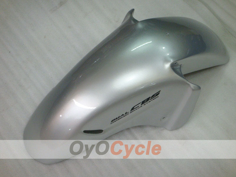 Kit de carenado por inyección para CBR1100XX 96-07 - Negro, Plata - Llama #OYO87902801