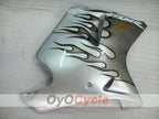 Kit de carenado por inyección para CBR1100XX 96-07 - Negro, Plata - Llama #OYO87902801