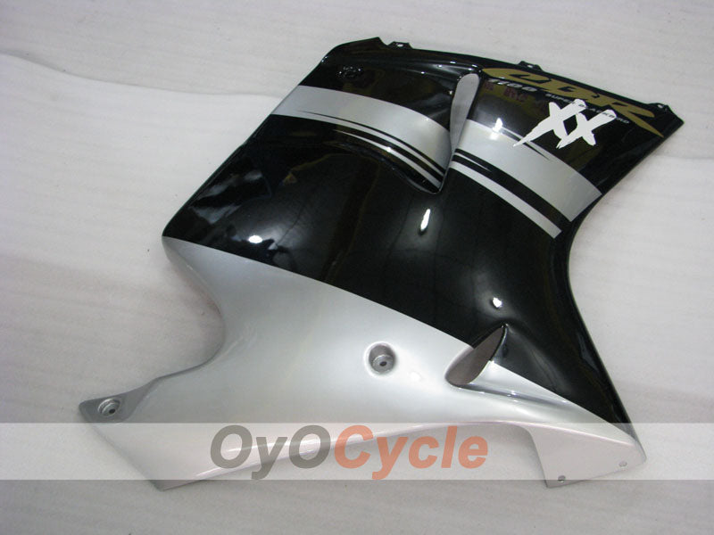 Carenado de inyección para CBR1100XX 96-07 - Negro, Plata - Estilo de fábrica #OYO87902813