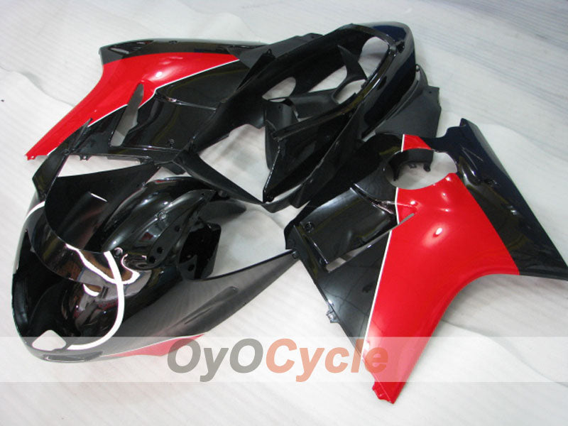 Kit de carenado por inyección para CBR1100XX 96-07 - Rojo, Negro - Estilo de fábrica #OYO87902814