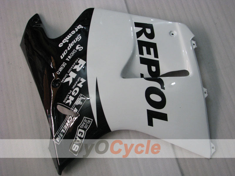 Kit de carenado por inyección para CBR1100XX 96-07 - Blanco, Negro - Repsol #OYO87902817
