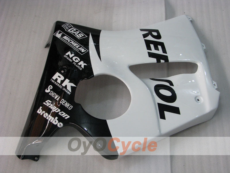 Kit de carenado por inyección para CBR1100XX 96-07 - Blanco, Negro - Repsol #OYO87902817