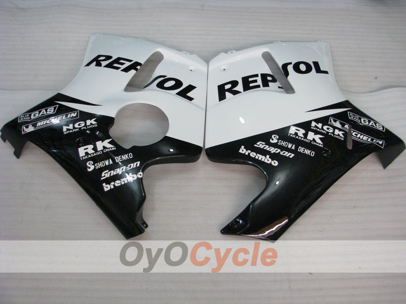 Kit de carenado por inyección para CBR1100XX 96-07 - Blanco, Negro - Repsol #OYO87902817