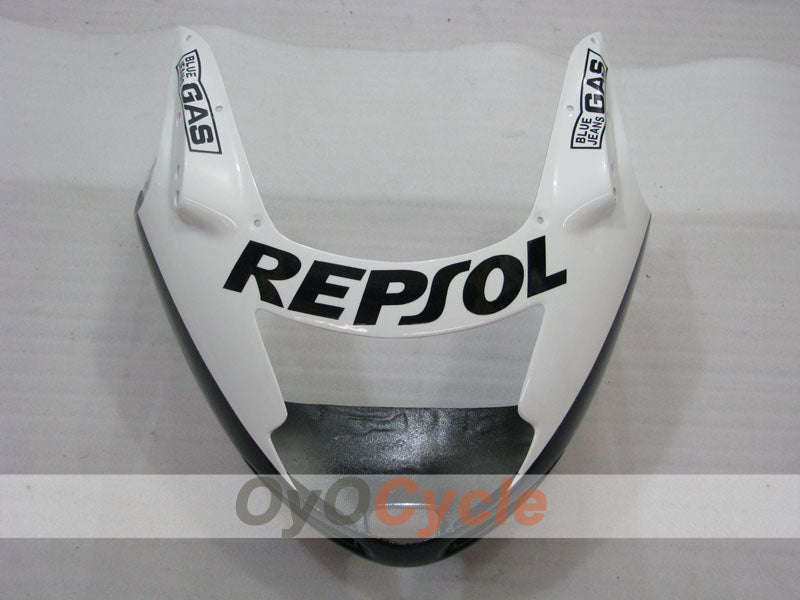Kit de carenado por inyección para CBR1100XX 96-07 - Blanco, Negro - Repsol #OYO87902817