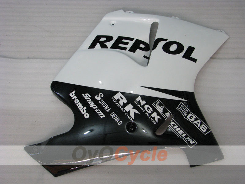 Kit de carenado por inyección para CBR1100XX 96-07 - Blanco, Negro - Repsol #OYO87902817