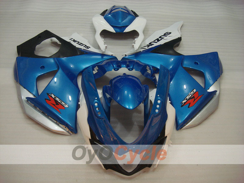 Carenado inyectado para GSX R1000 09-16 - Azul, Blanco - Estilo de fábrica #OYO87902873 Imagen secundaria del producto