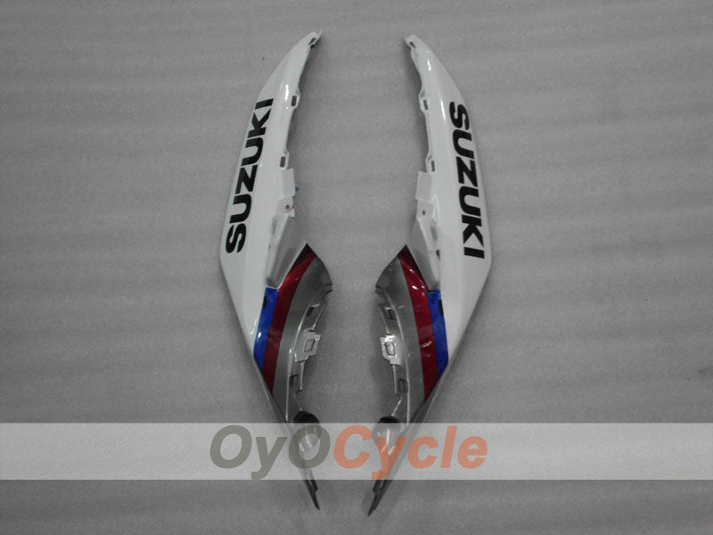 Carenado de inyección para GSX R1000 09-16 - Azul, Blanco - Estilo de fábrica #OYO87902875