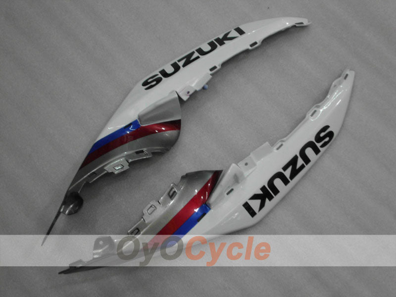 Carenado de inyección para GSX R1000 09-16 - Azul, Blanco - Estilo de fábrica #OYO87902875