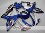 Carenado de inyección para GSX R1000 09-16 - Azul, Blanco - Estilo de fábrica #OYO87902875