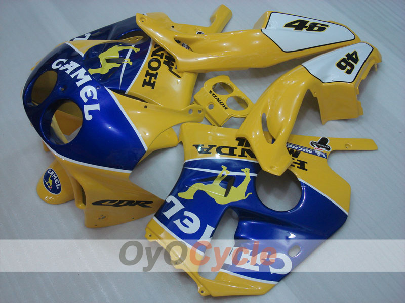 Kit de carenado por inyección para CBR250RR 90-94 - Amarillo, Azul - Camel #OYO87902908