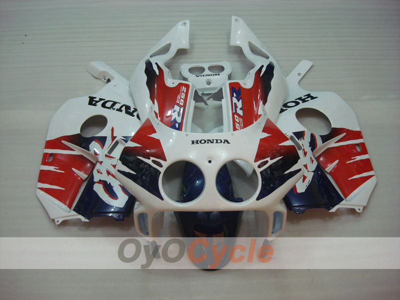 Carenado inyectado para CBR250RR 90-94 - Rojo, Blanco - Fireblade #OYO87902938 Imagen principal del producto