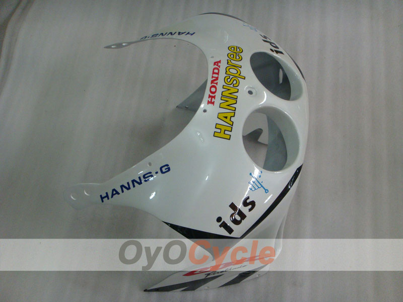 Kit de carenado por inyección para CBR250RR 90-94 - Blanco, Negro - HANN Spree #OYO87902952
