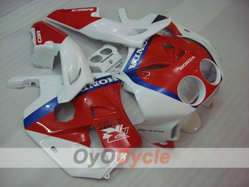 Kit de carenado de inyección para CBR250RR 90-94 - Rojo, Blanco - Estilo de fábrica #OYO87902961 Imagen secundaria del producto