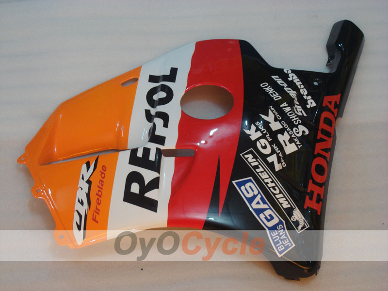 Kit de carenado por inyección para CBR250RR 90-94 - Rojo, Naranja - Repsol #OYO87902968