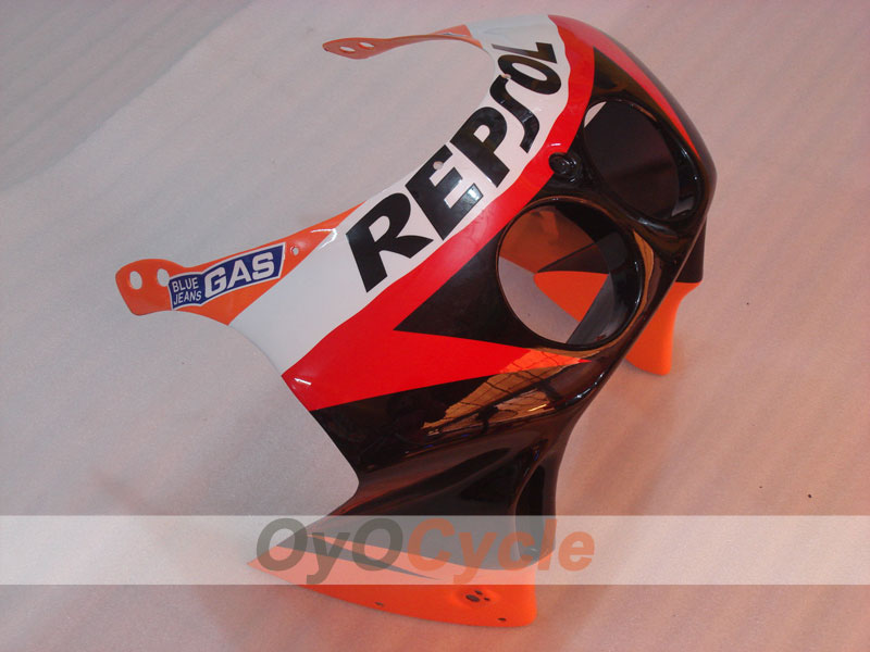 Kit de carenado por inyección para CBR250RR 90-94 - Rojo, Naranja - Repsol #OYO87902968
