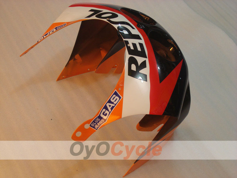 Kit de carenado por inyección para CBR250RR 90-94 - Rojo, Naranja - Repsol #OYO87902968