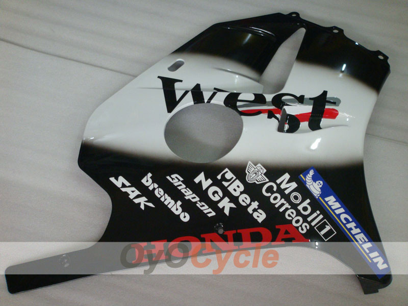 Carenado de inyección para CBR250RR 90-94 - Blanco, Negro - West #OYO87902973