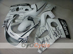 Kit de carenado para Suzuki GSXR600 97-00 - Blanco, Negro - Corona, MOTUL #OYO87902976