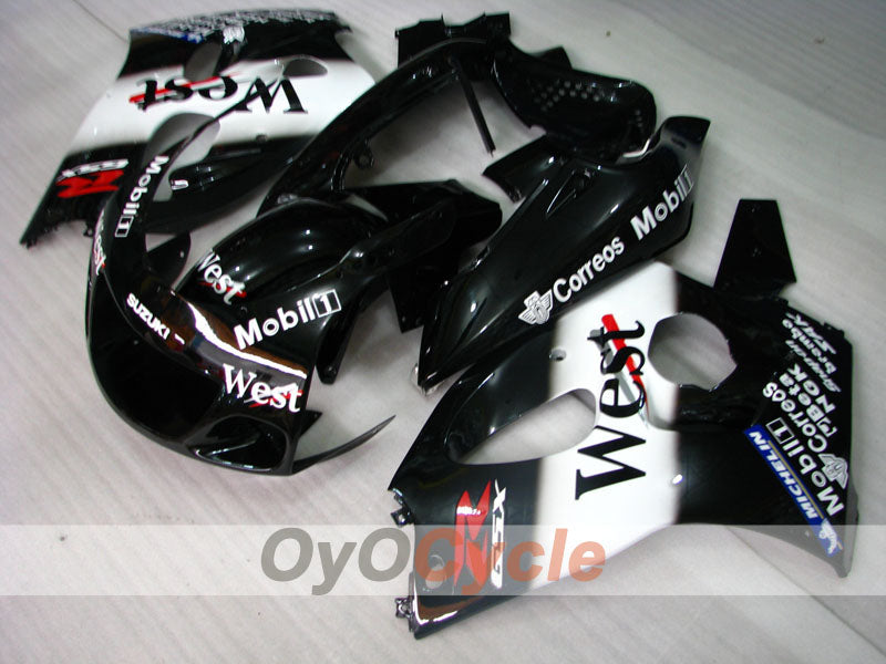 Kit de carenado para Suzuki GSXR600 97-00 - Blanco, Negro - Oeste #OYO87902987 Imagen principal del producto