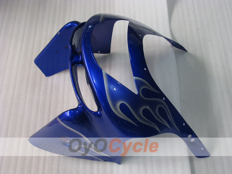 Kit de carenado para NINJA ZX-9R 98-99 - Azul, Plata - Llama #OYO87903007