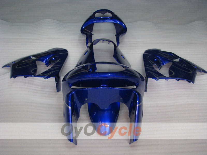 Kit de carenado para NINJA ZX-9R 98-99 - Azul, Plata - Llama #OYO87903007