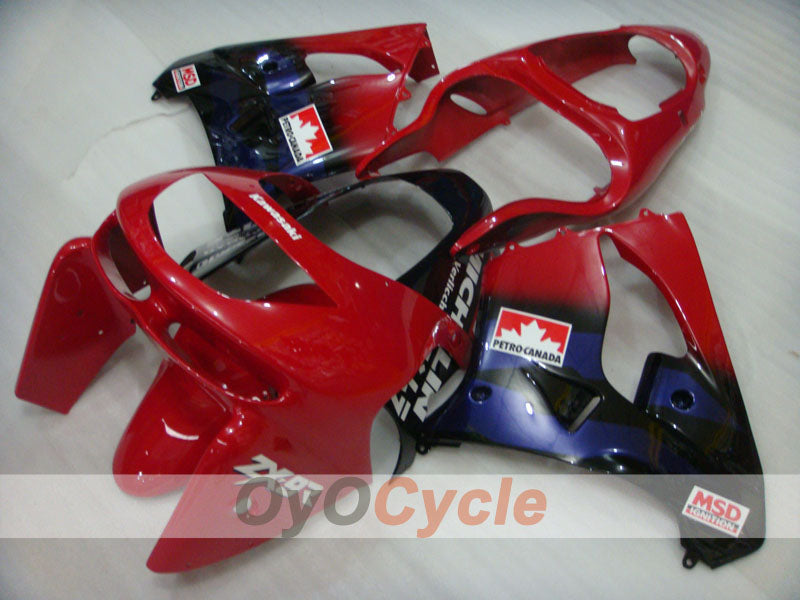 Kit de carenado para NINJA ZX-9R 98-99 - Rojo, Negro - Estilo de fábrica #OYO87903018