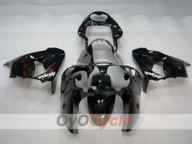 Kit de carenado para NINJA ZX-9R 00-01 - Rojo, Negro - Llama #OYO87903028 Imagen secundaria del producto