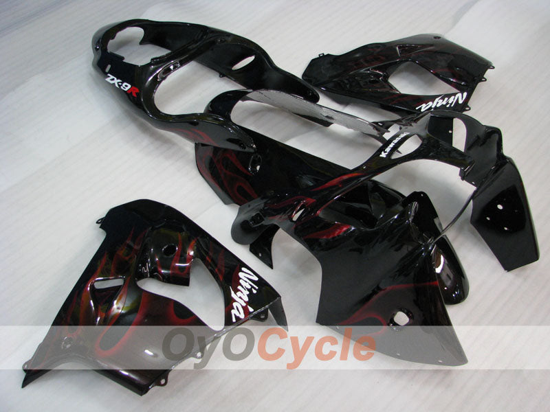 Kit de carenado para NINJA ZX-9R 00-01 - Rojo, Negro - Llama #OYO87903028