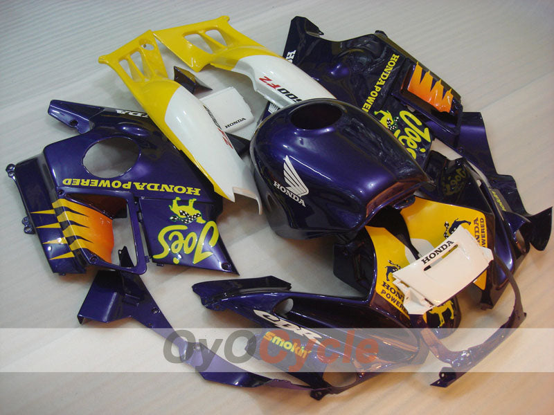 Kit de carenado para Honda CBR600 F2 91-94 - Amarillo, Morado - Camel #OYO87903041