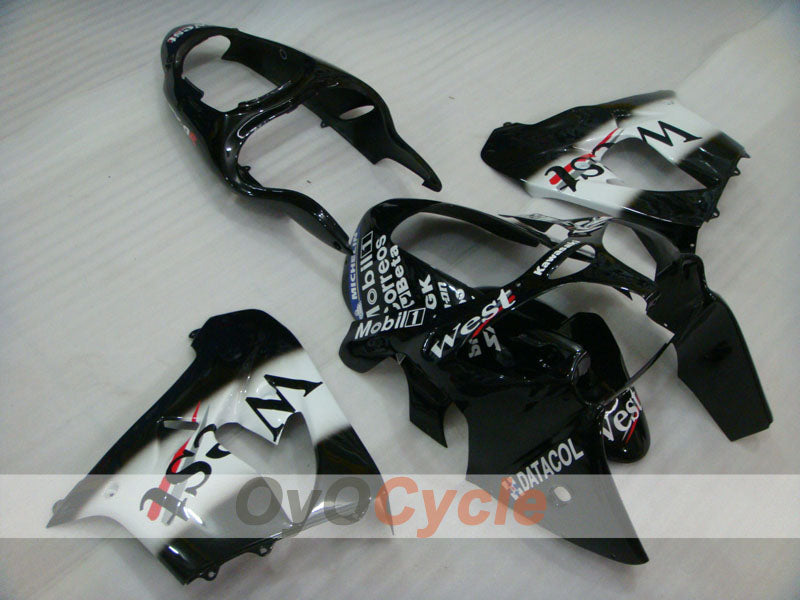 Kit de carenado para NINJA ZX-9R 00-01 - Blanco, Negro - Oeste #OYO87903049 Imagen principal del producto