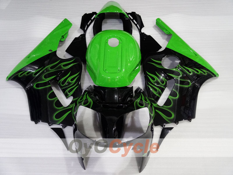 Kit de carenado de inyección para NINJA ZX-12R 00-01 - Verde, Negro - Llama #OYO87903057 Imagen secundaria del producto