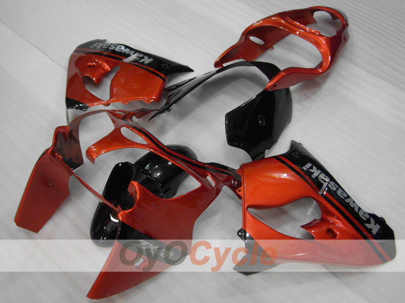Kit de carenado para NINJA ZX-9R 00-01 - Naranja, Negro - Estilo de fábrica #OYO87906058