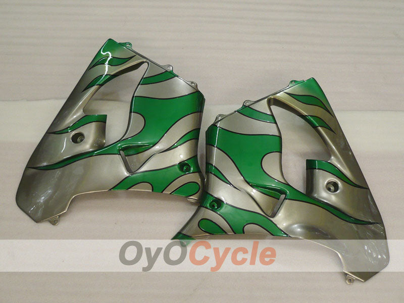 Kit de carenado para NINJA ZX-9R 00-01 - Verde, Plata - Llama #OYO87906059