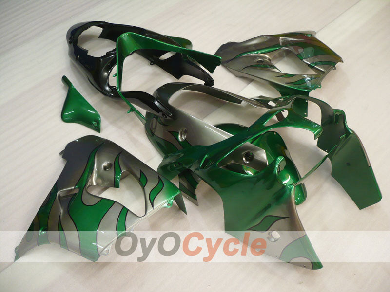 Kit de carenado para NINJA ZX-9R 00-01 - Verde, Plata - Llama #OYO87906059 Imagen principal del producto