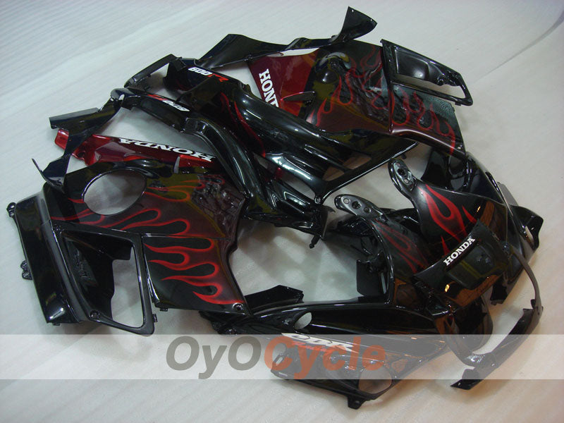 Kit de carenado para Honda CBR600 F2 91-94 - Rojo, Negro - Llama #OYO87903060 Imagen secundaria del producto