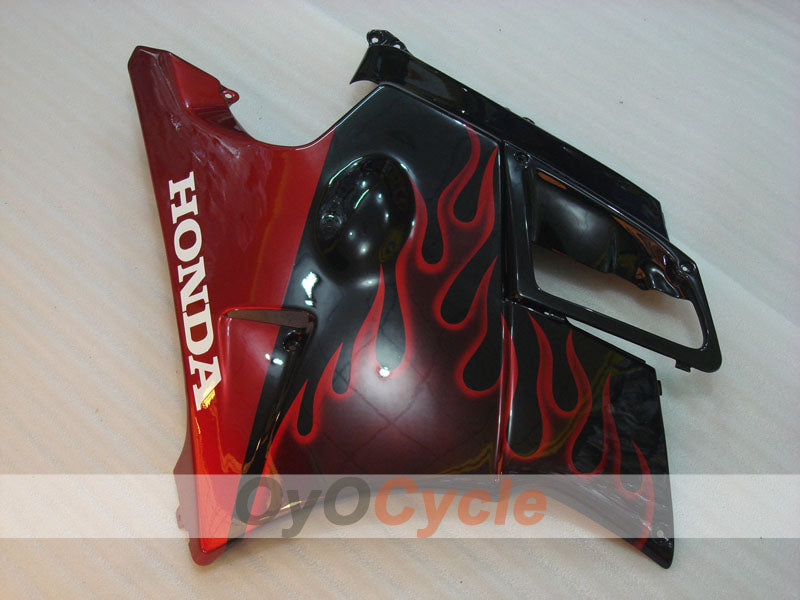 Kit de carenado para Honda CBR600 F2 91-94 - Rojo, Negro - Llama #OYO87903060