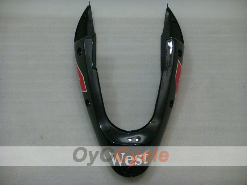Kit de carenado por inyección para NINJA ZX-12R 00-01 - Blanco, Negro - West #OYO87903081