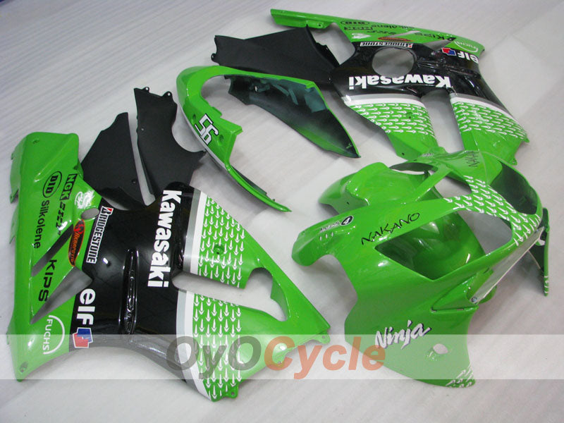 Kit de carenado por inyección para NINJA ZX-12R 02-05 - Verde, Negro - Nakano #OYO87903099 Imagen principal del producto