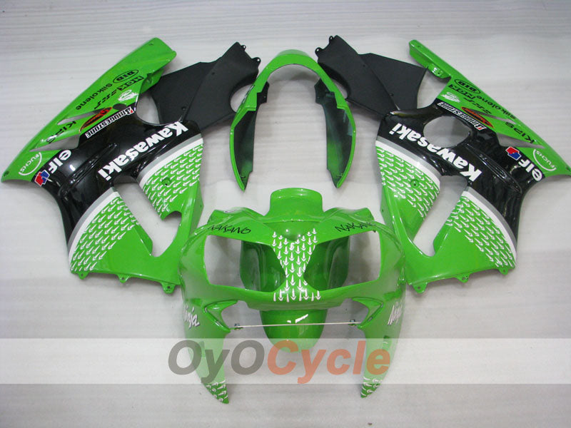 Kit de carenado por inyección para NINJA ZX-12R 02-05 - Verde, Negro - Nakano #OYO87903099 Imagen secundaria del producto