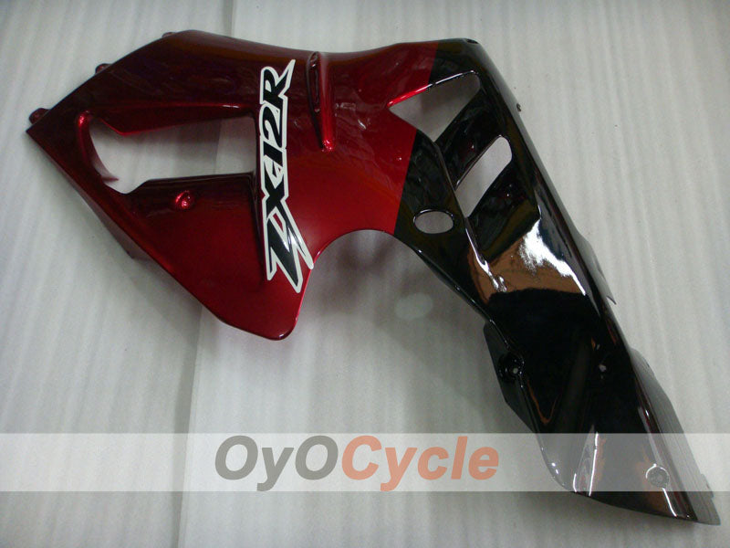 Kit de carenado por inyección para NINJA ZX-12R 02-05 - Rojo, Negro - Estilo de fábrica #OYO87903105
